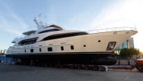 Tradition 105 superyacht Serenity by Benetti at launch